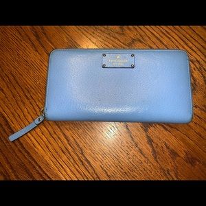 Kate spade ♠️ blue wallet